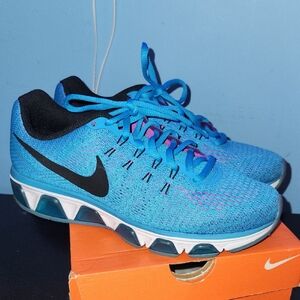 Nike Blue and Black Women's Sneakers